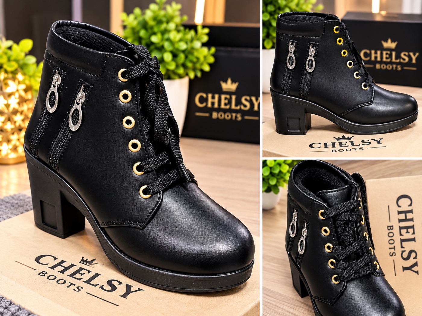 Chelsy boot heel